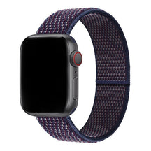 Armband für Apple Watch aus Nylon in der Farbe Indigo, Modell Barcelona #farbe_Indigo