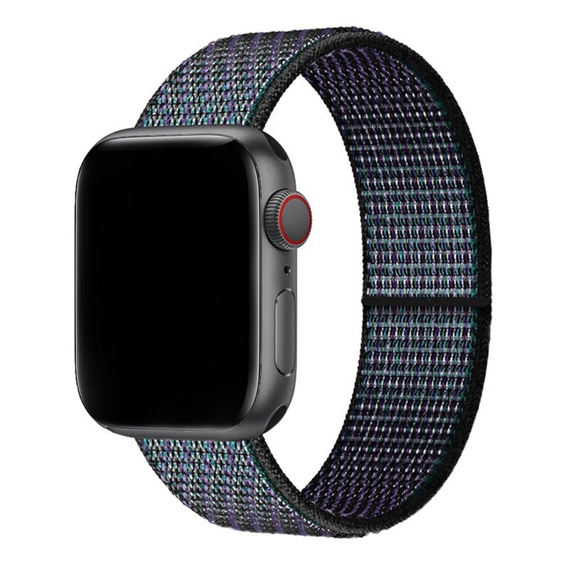 Armband für Apple Watch aus Nylon in der Farbe Hyper Grape, Modell Barcelona #farbe_Hyper Grape