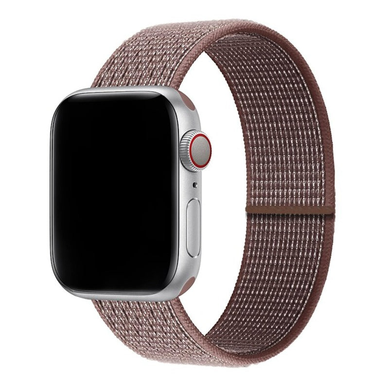 Armband für Apple Watch aus Nylon in der Farbe Smokey Mauve, Modell Barcelona #farbe_Smokey Mauve