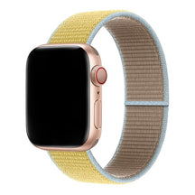 Armband für Apple Watch aus Nylon in der Farbe Camel, Modell Barcelona #farbe_Camel