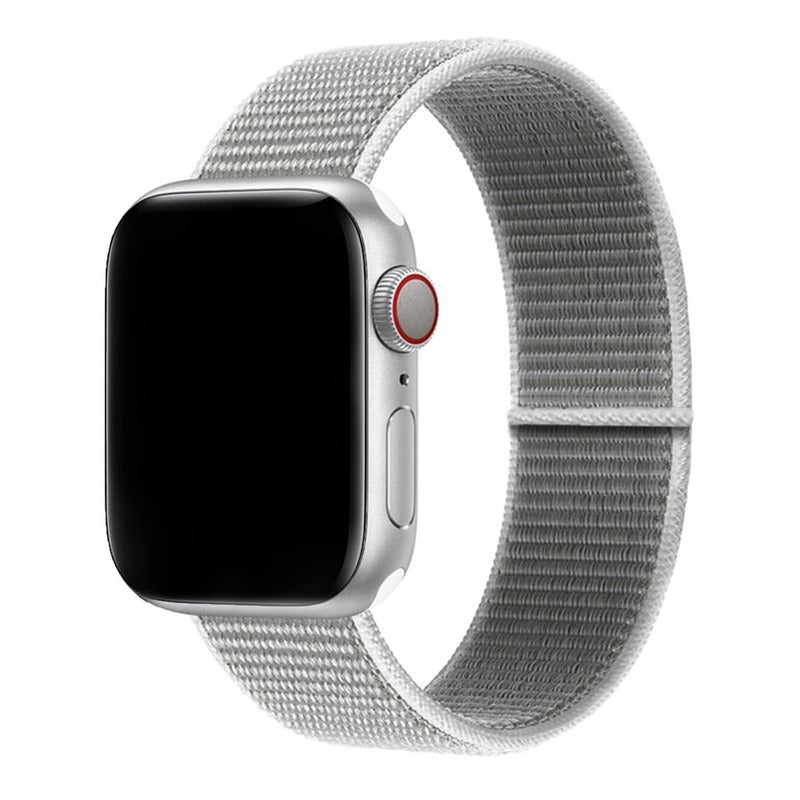 Armband für Apple Watch aus Nylon in der Farbe Seashell, Modell Barcelona #farbe_Seashell