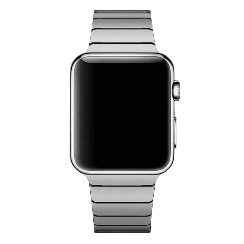 Armband für Apple Watch aus Edelstahl in der Farbe Titan, Modell Las Vegas #farbe_Titan