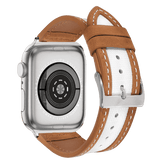 Armband für Apple Watch aus Nylon in der Farbe Creme, Modell Teheran #farbe_Hellbraun