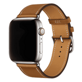 Armband für Apple Watch aus Leder in der Farbe 49 | 45 | 44 | 42 mm in Größe Braun Modell Birmingham #farbe_braun