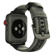 Armband für Apple Watch aus Nylon in der Farbe Grün, Modell Moscow #farbe_Grün