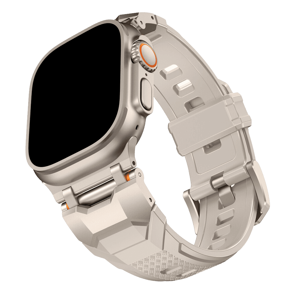 Armband für Apple Watch aus Silikon in der Farbe Polarstern, Modell Casablanca #farbe_Polarstern